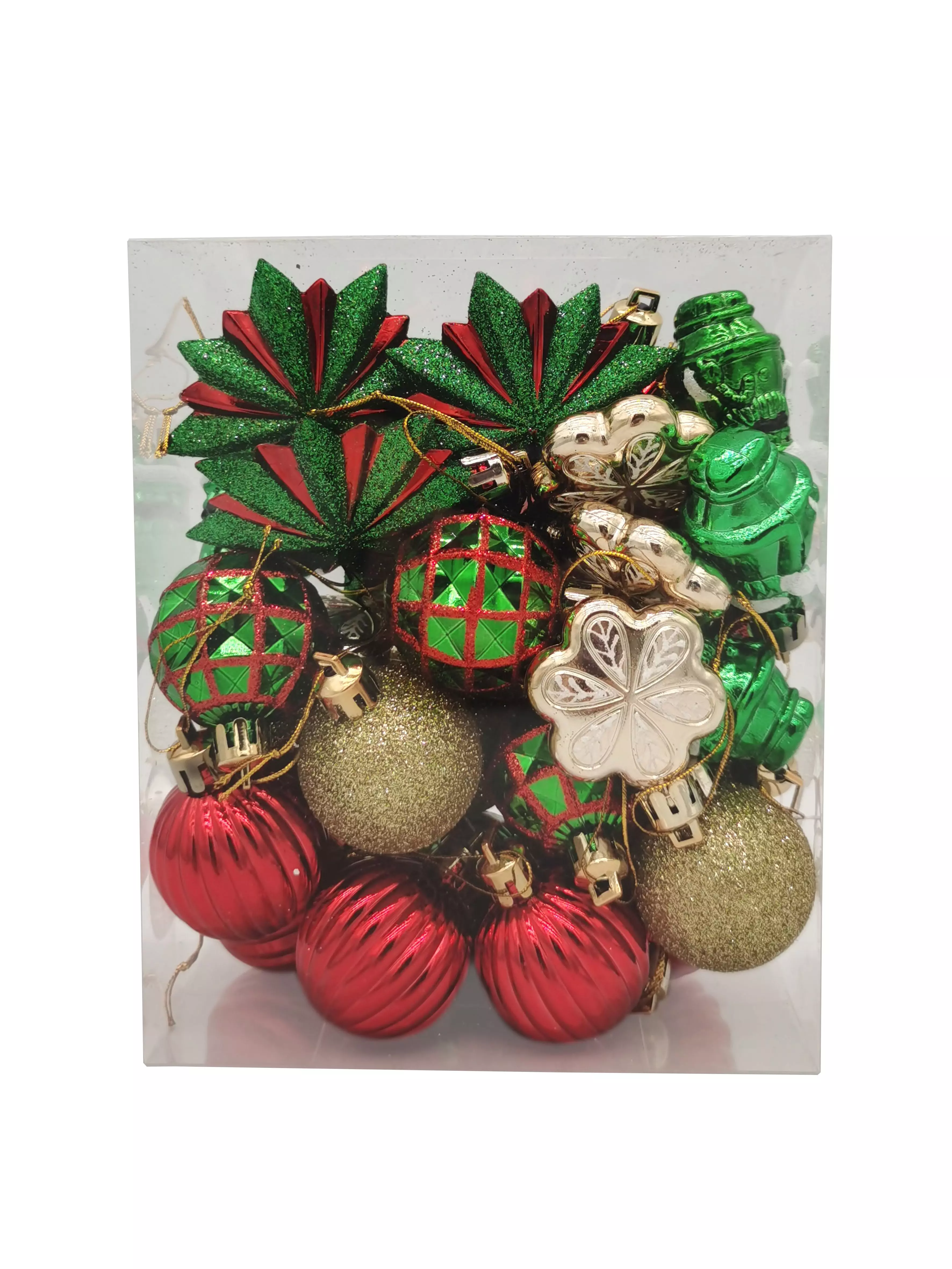 Новогоднее подвесное украшение из полистирола, набор из 30 шт / 6,8x16,5x13,7см 95125