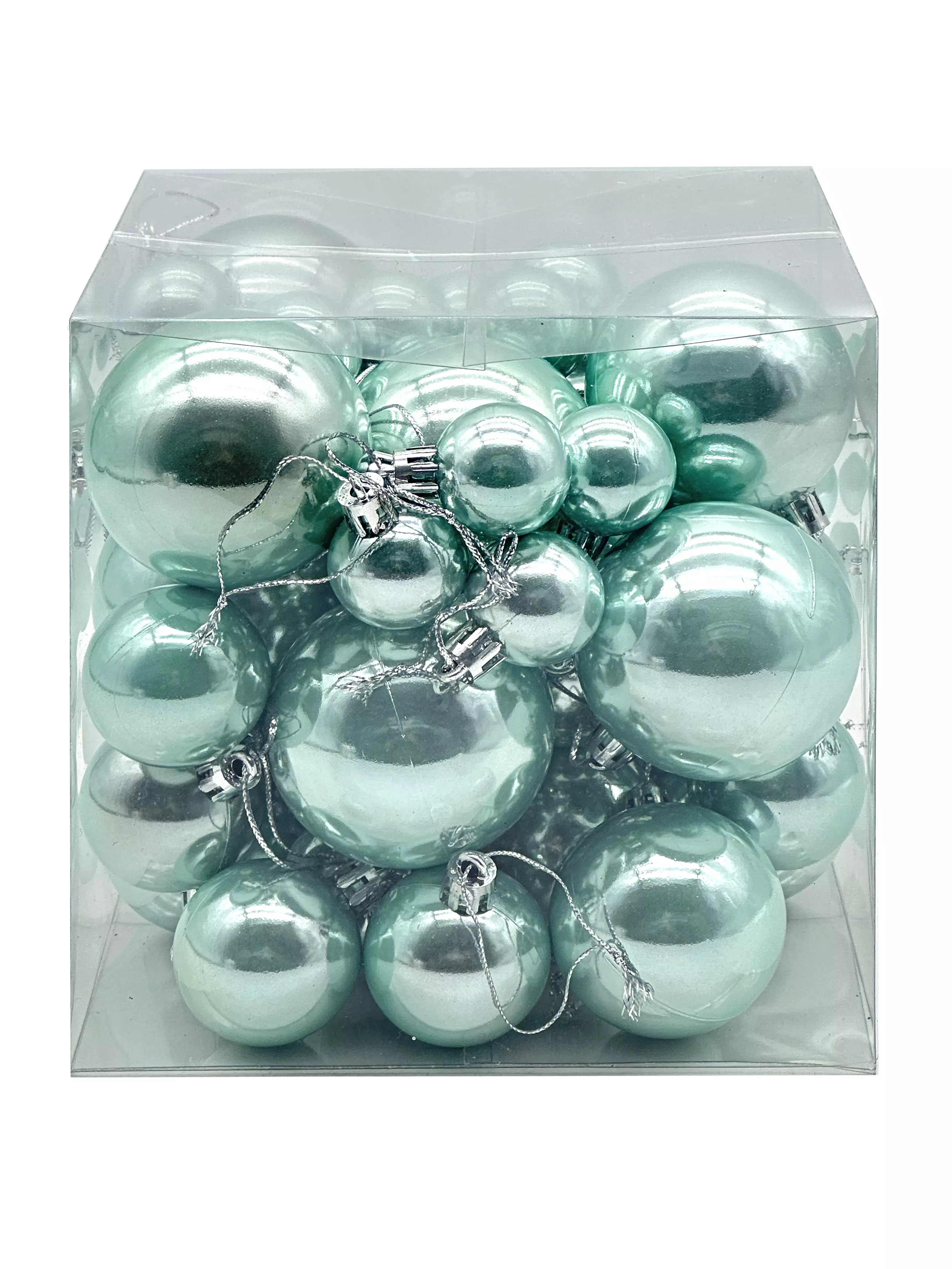 Новогоднее подвесное украшение из полистирола, набор из 59 шт 15,8х15,8х15,8см 91412