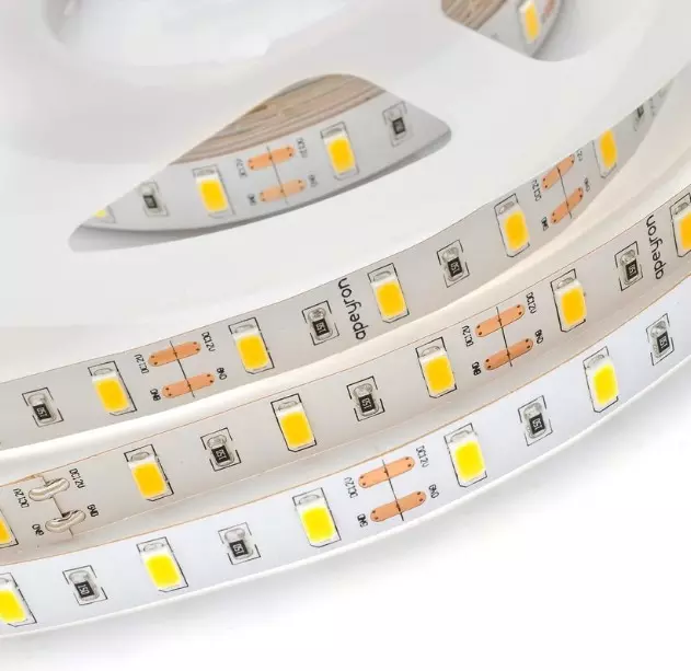 Светодиодная лента 12В 9,6Вт/м 1400Лм/м 3000К 3м 10мм CRI&gt;80 SMD5630 60шт/м IP20 Apeyron 202BL