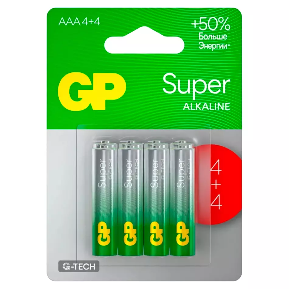 Батарейка ААА 8шт GP Super