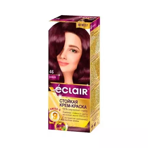 Краска для волос ЕCLAIR с маслом OMEGA 9 4.6 Божоле