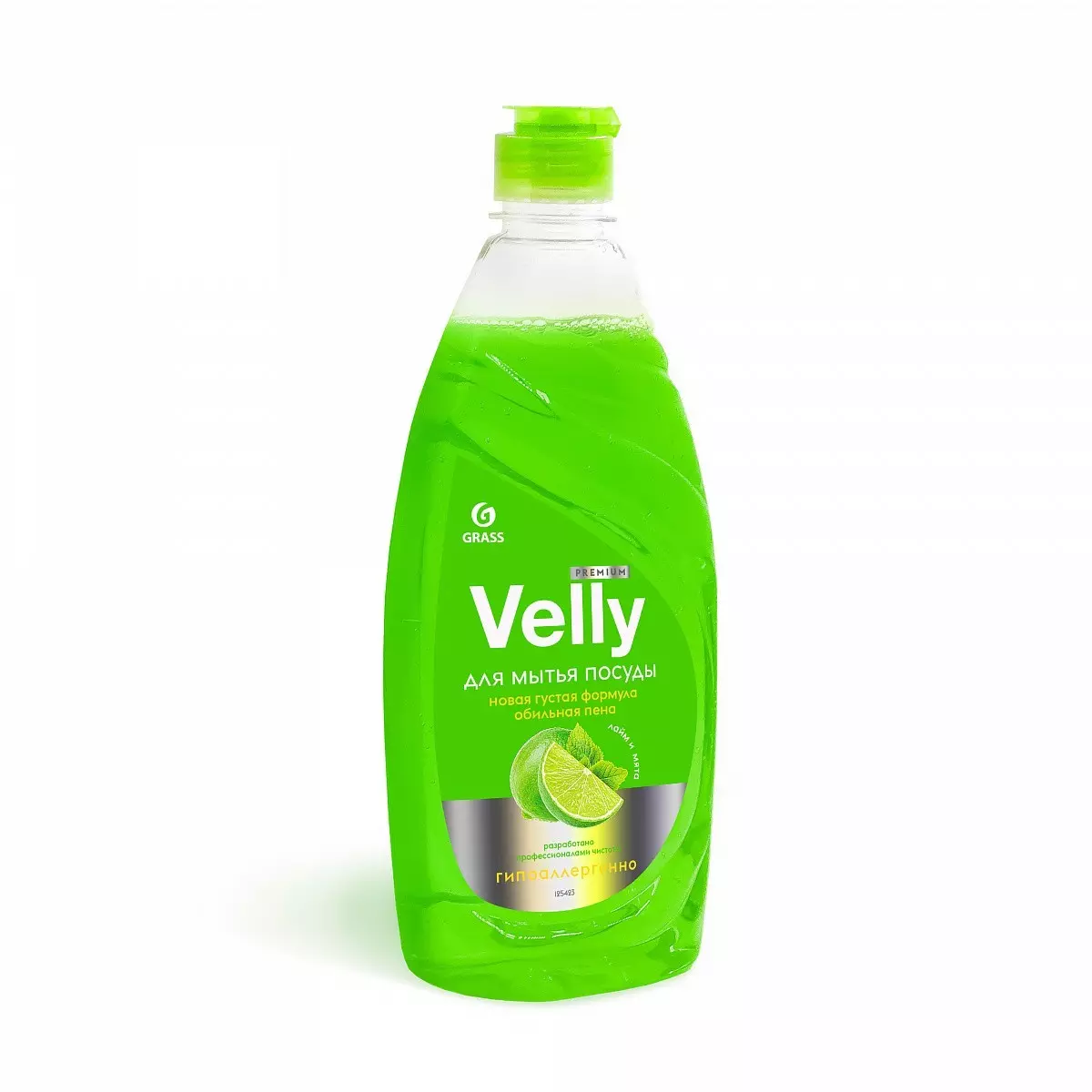 Для мытья посуды Grass Velly Premium лайм и мята 500 мл