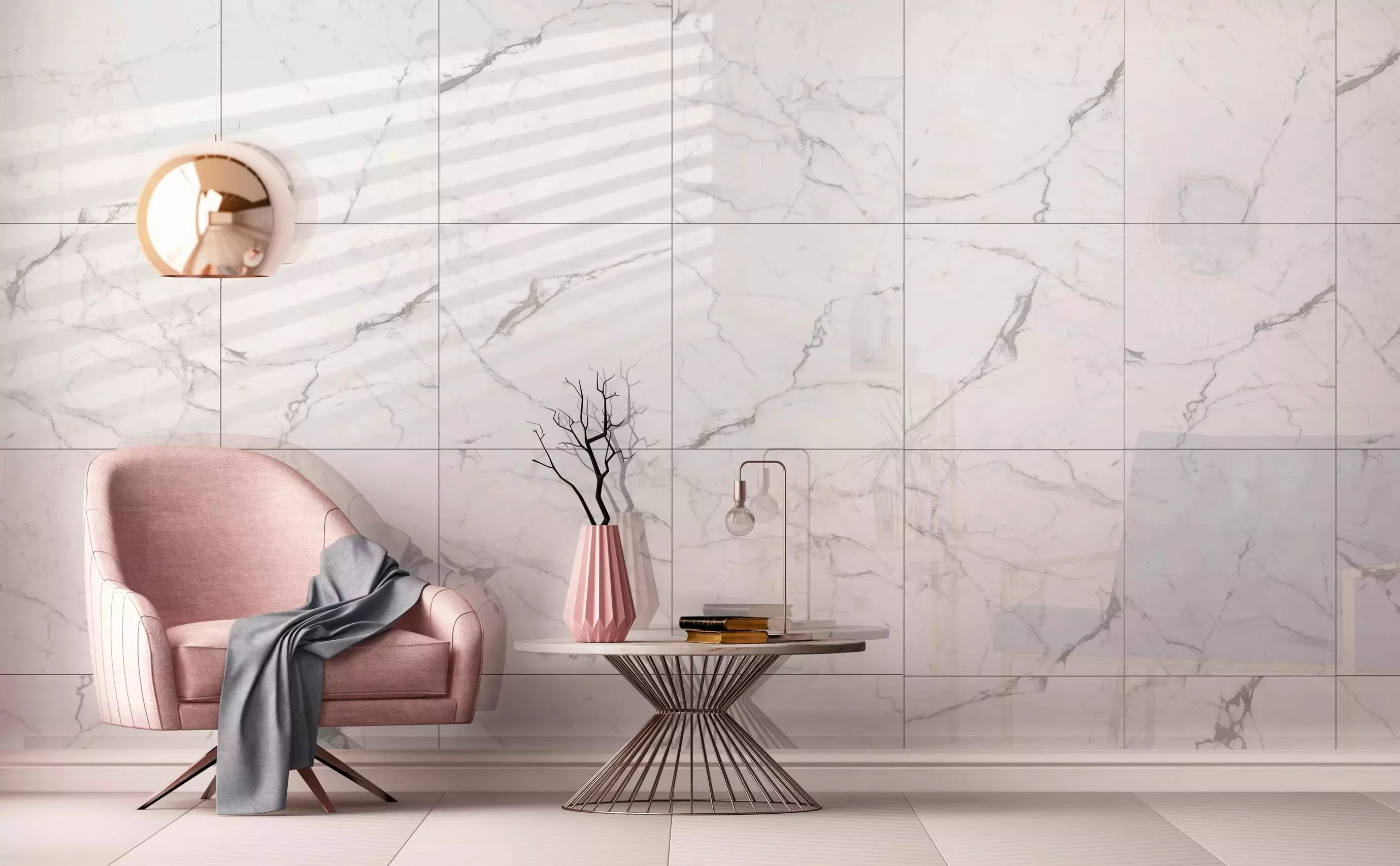 Керамогранит 600х600 мм Elegant Statuario_GT белый полированный 4803PR (кор. - 4 шт.)