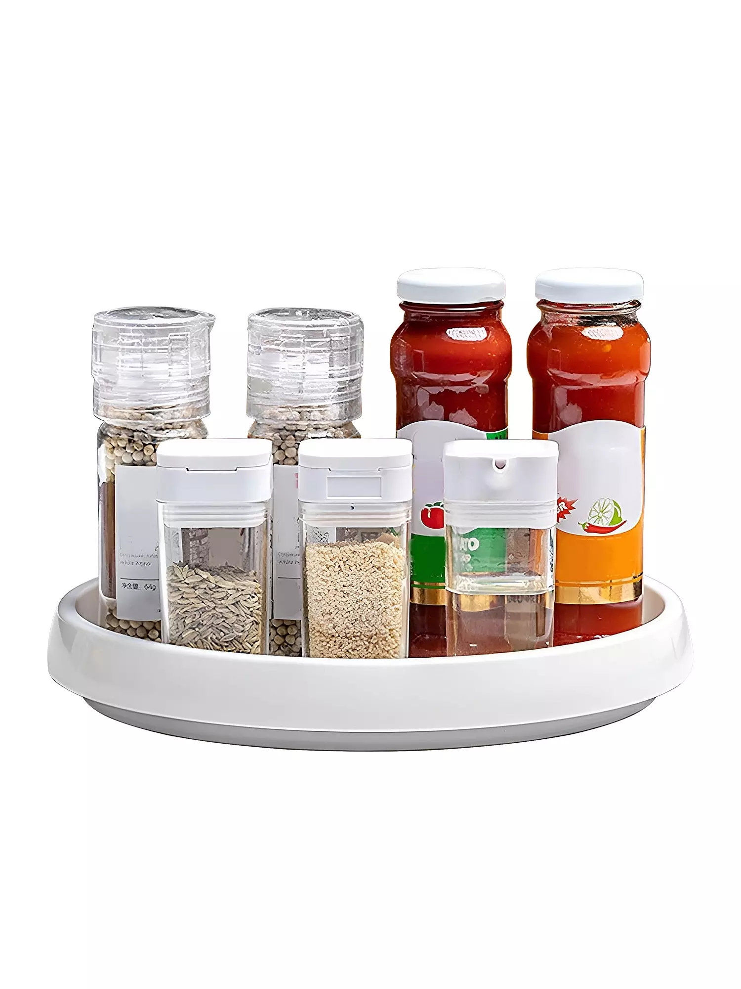 Поднос вращающийся 25 см, круглый, полипропилен, Linea DESCO, REGENT inox 93-DE-TT-25