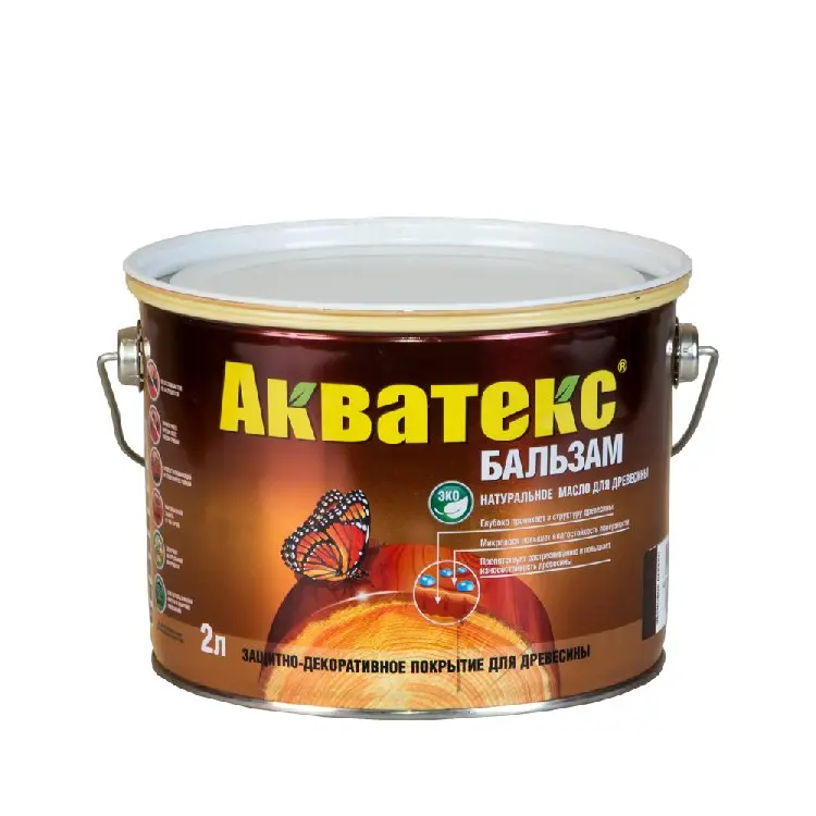Акватекс - бальзам (натуральное масло для древесины) 2 л иней