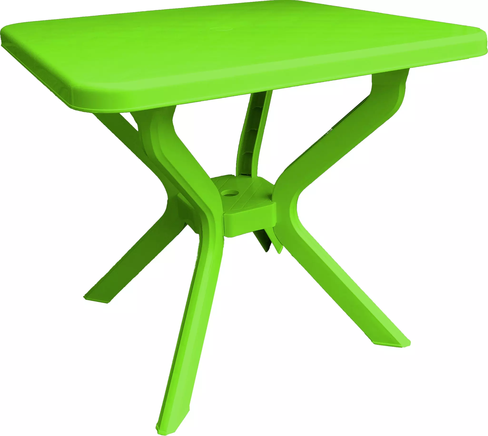 Пластиковый стол ТЕК.А.ТЕК Т 1-2 Зеленый (79х79х70)