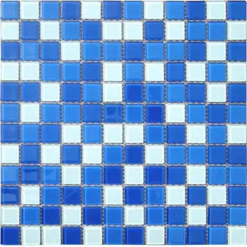 Мозаика 32,7х32,7 ELADA CB021 бело-синий (кор. - 10 шт.)
