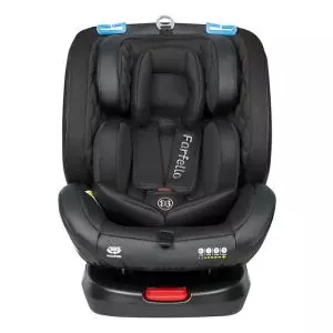 Детское автокресло, крепление ISOFIX YB102A NEW (Бежевый экокожа Beige/Black PU)