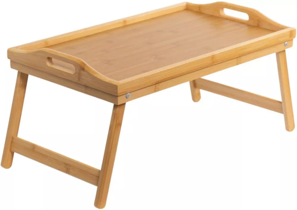 Столик поднос на ножках 50х30 см Бамбук DMT006