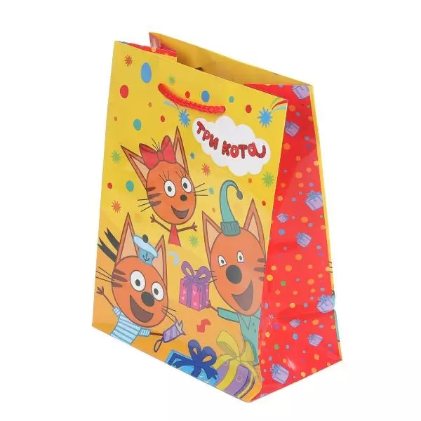 Подарочный пакет 18х23х8 см Три Кота PM-127486-TK