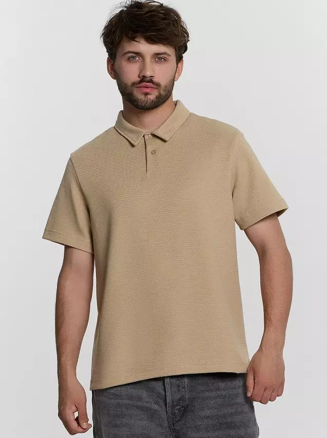 Поло мужское Mark Formelle 111946 сафари, р-р 108-182/188 (54 / XXL)