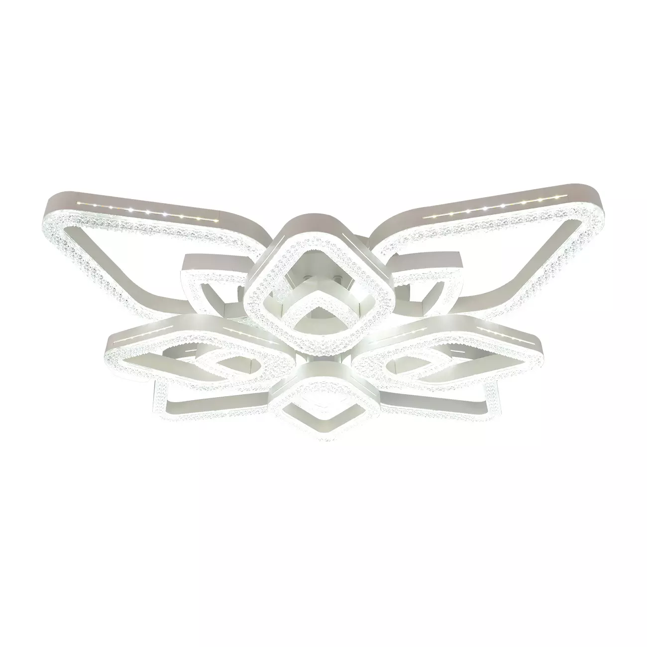 Люстра светодиодная 150Вт пульт белый Escada 10280/8