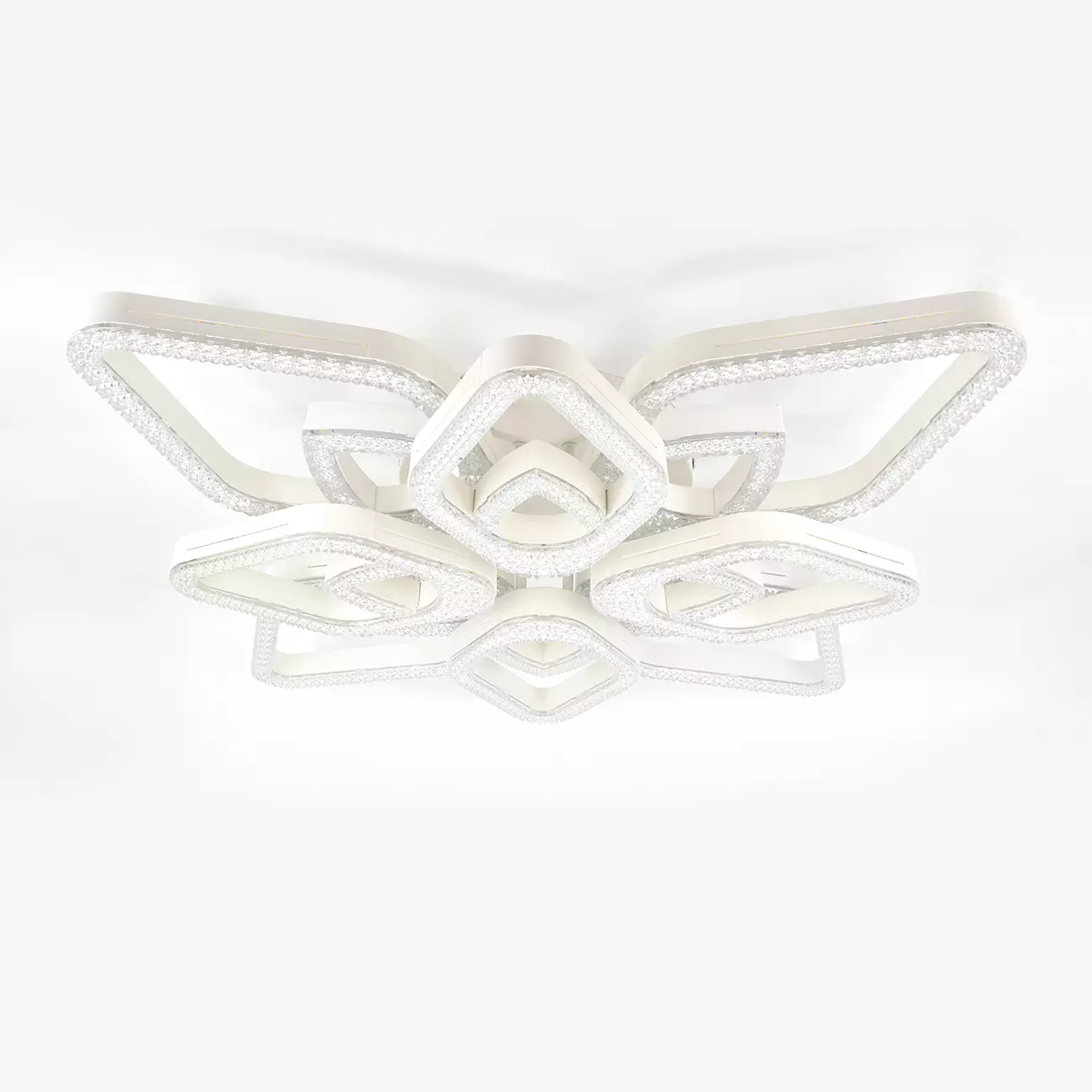 Люстра светодиодная 150Вт пульт белый Escada 10280/8