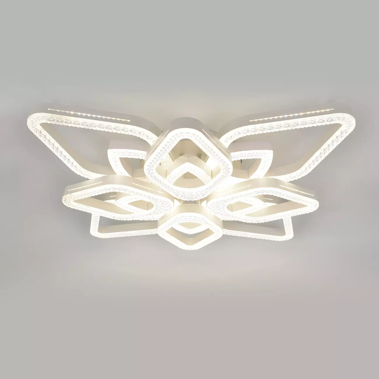 Люстра светодиодная 150Вт пульт белый Escada 10280/8