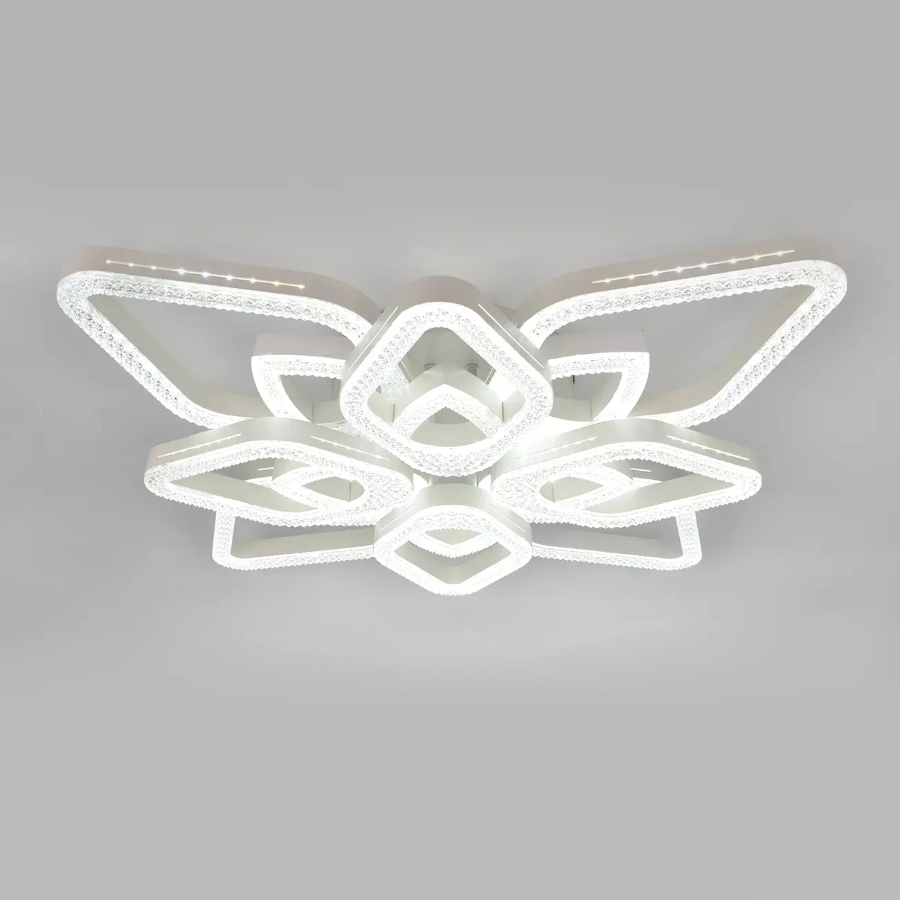 Люстра светодиодная 150Вт пульт белый Escada 10280/8