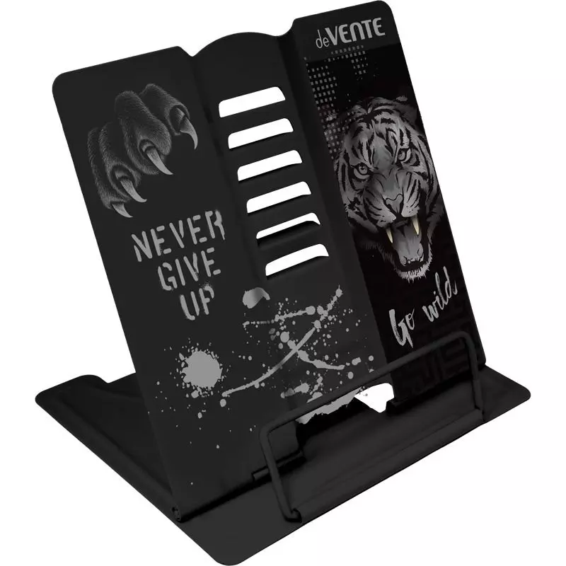 Подставка для учебников и книг металл 15,4x15,2 см, вес 235 г "Тигр" deVENTE 8063623