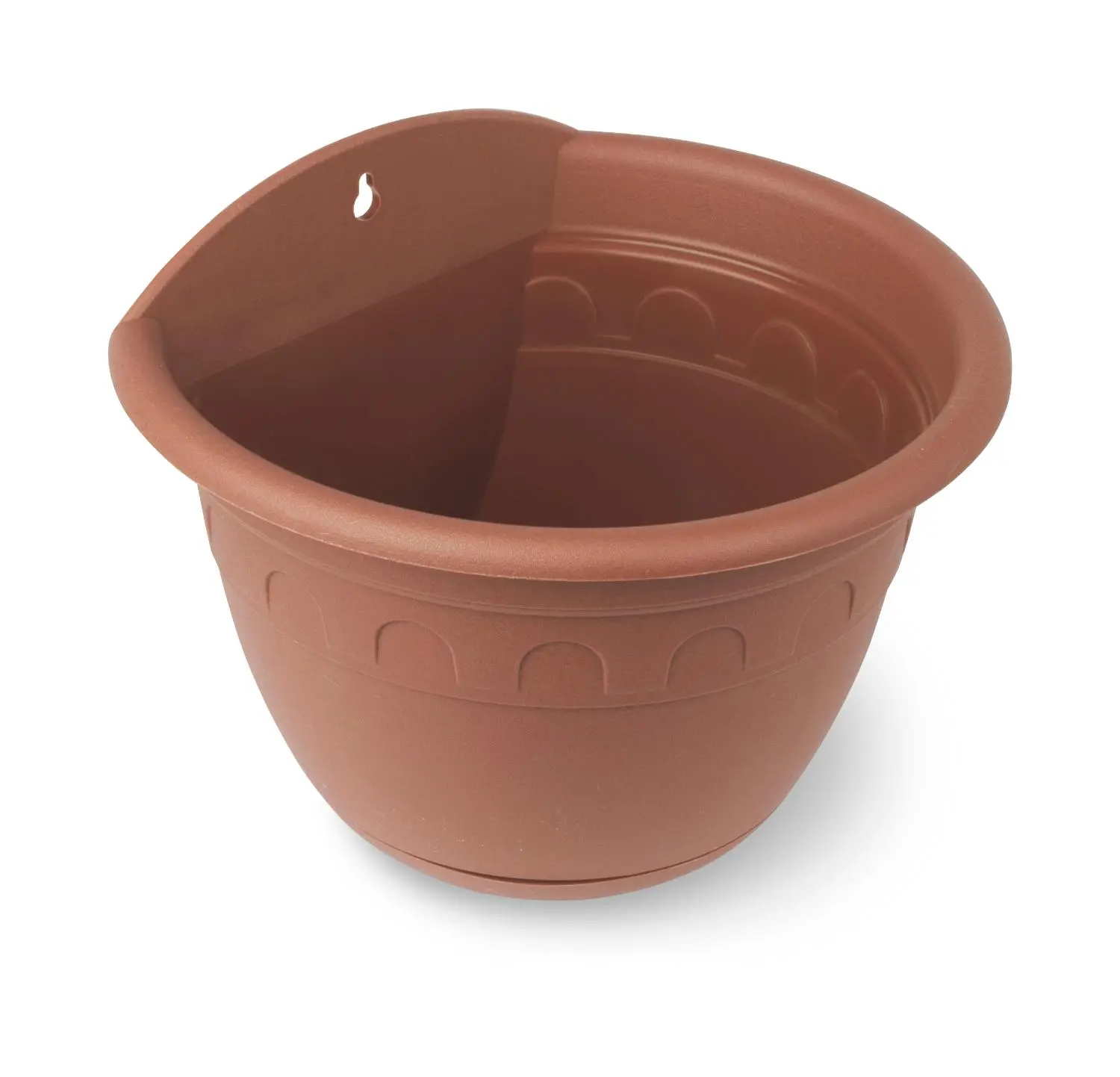 Кашпо настенное Фелиция 16 см терракот С120Т