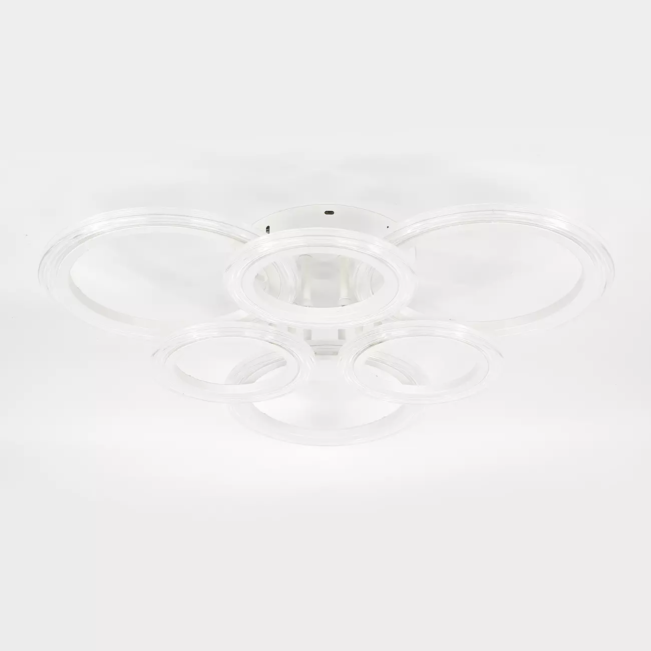 Люстра светодиодная 80Вт 3000-6000К пульт белый Escada 10258/6