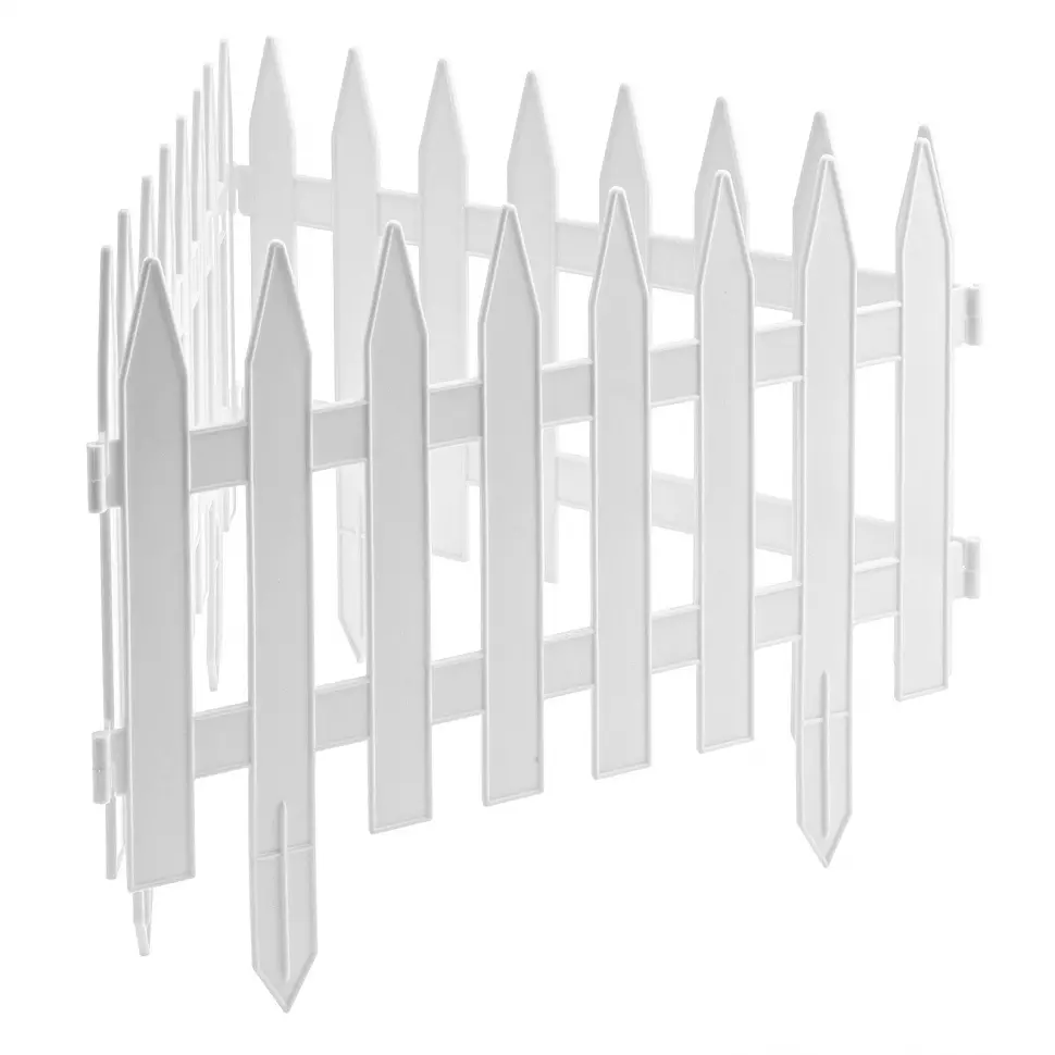 Декоративный забор  Рейка, 28х300 см, белый, / Palisad