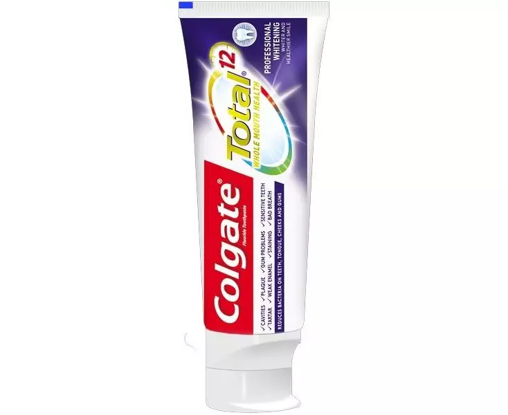 Зубная паста Colgate TOTAL 12 Отбеливающая, профессиональная, 75 мл