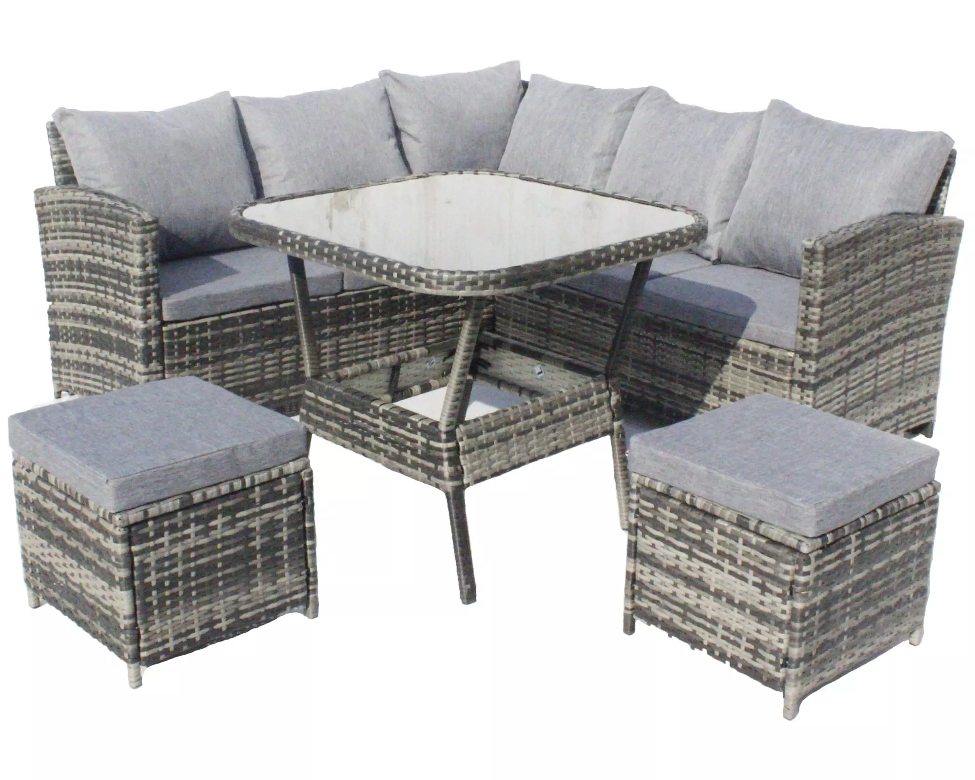 Набор мебели Аруба модульный SFS096 серый, серый Garden story