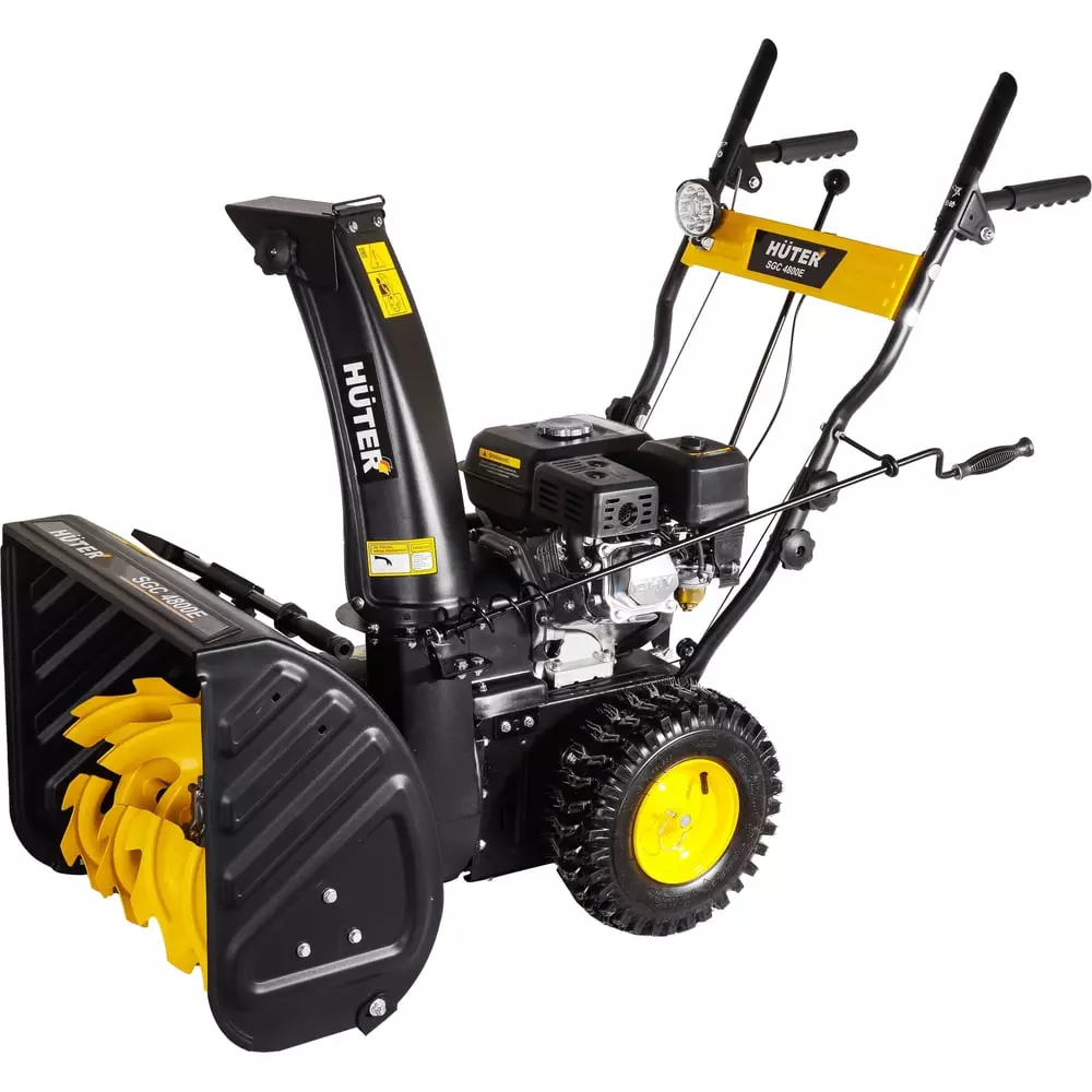 Снегоуборщик HUTER SGC 4800E, 7л.с, 56х54, фара