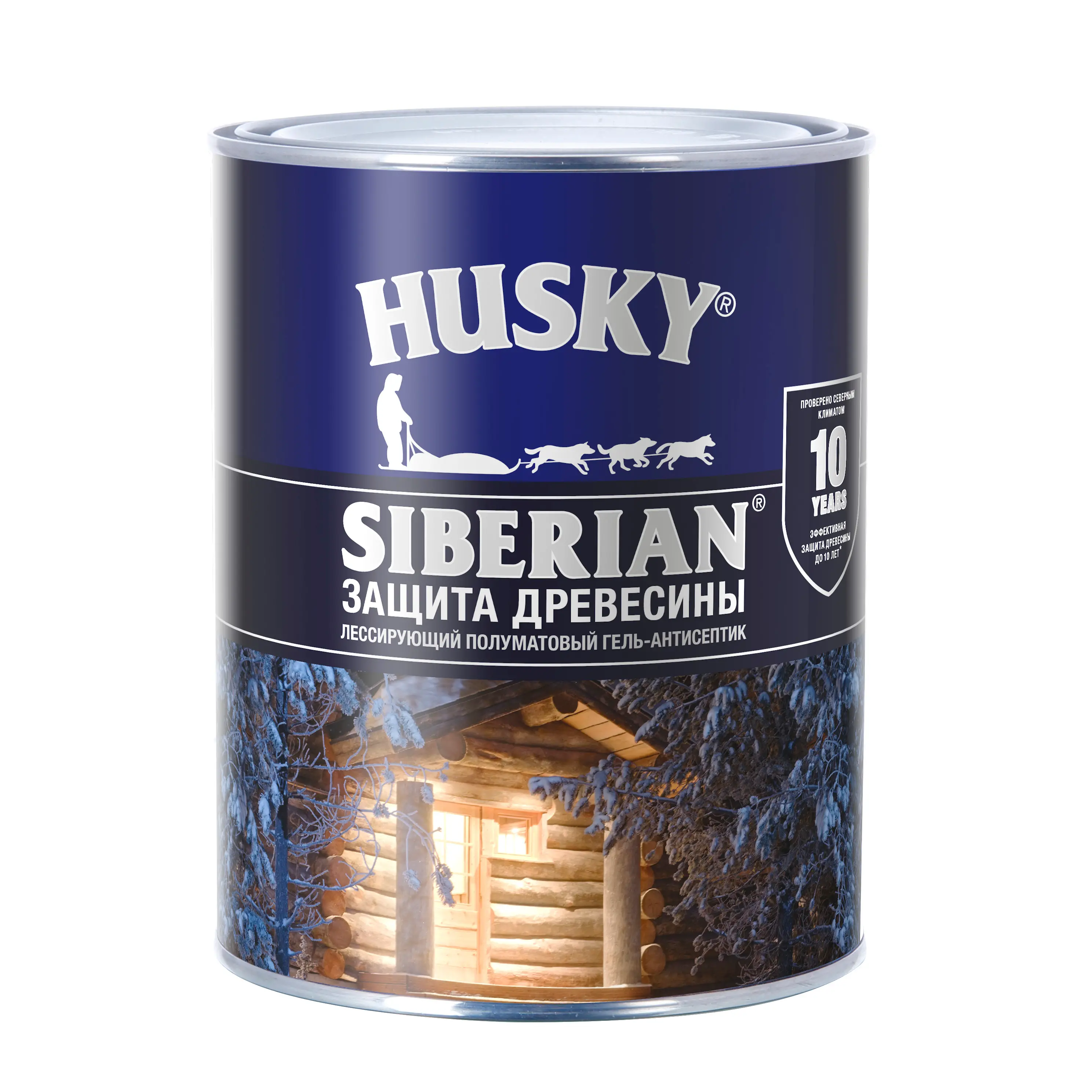 Антисептик-гель Husky Siberian полуматовый бесцветный 0,9 л