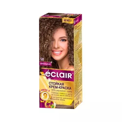 Краска для волос ЕCLAIR с маслом OMEGA 9 5.0 Шоколадный