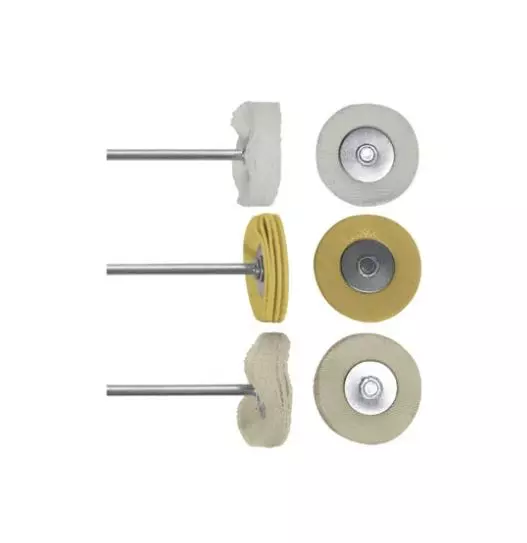 Круги полировочные для гравера FIT 36920 3 шт (дерево,пластик)