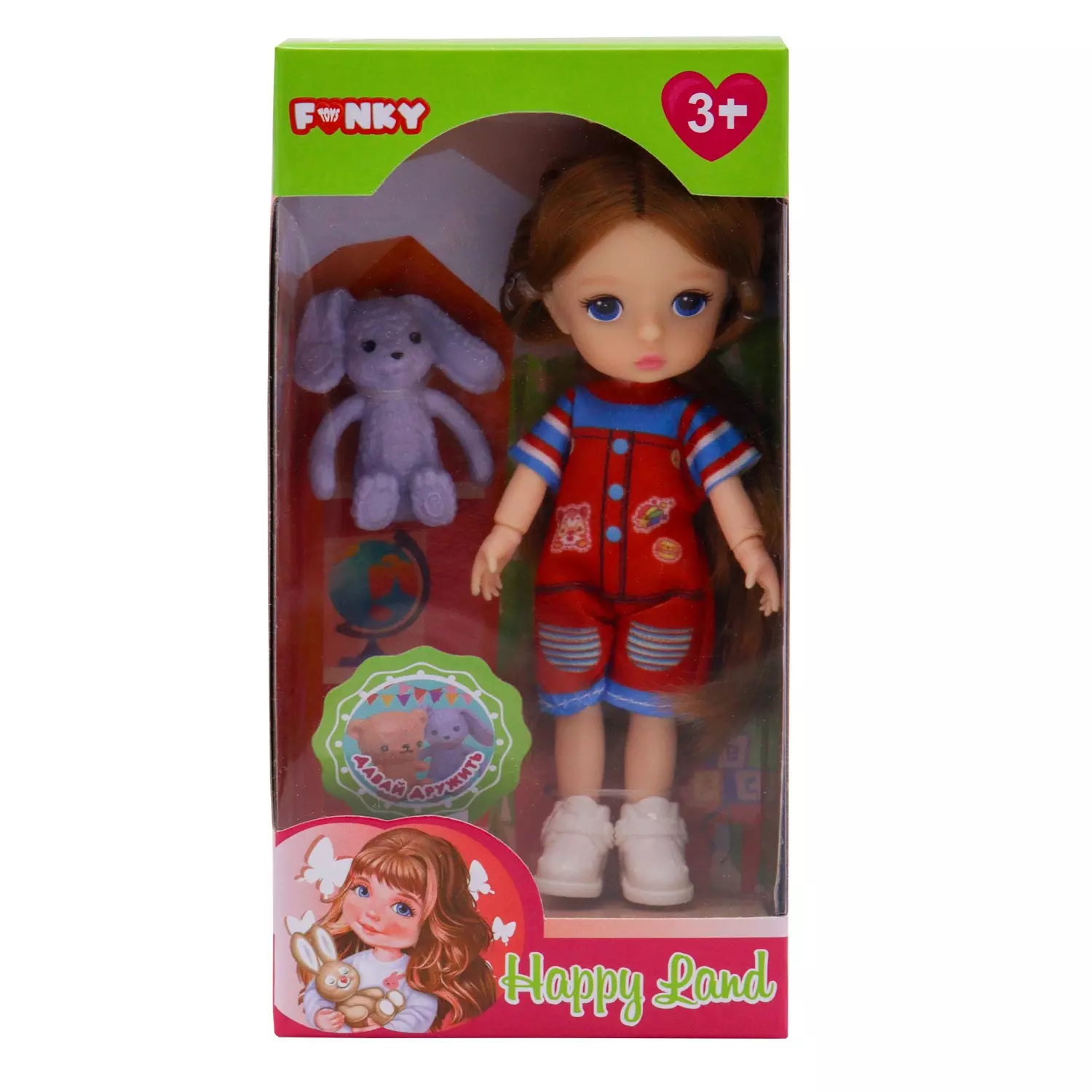 Кукла модная 14 см на шарнирах с 13-ю суставами с аксессуаром Funky Toys  FT0758134 — купить по выгодной цене в интернет-магазине Колорлон