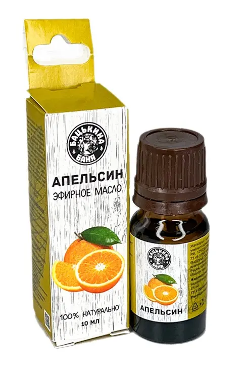 Эфирное масло Апельсин 10 мл ТМ Бацькина баня