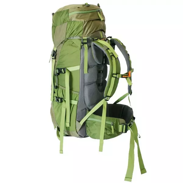 Рюкзак туристический Tramp Floki 50+10 л Нейлон Ripstop 420D+600D зеленый TRP-046