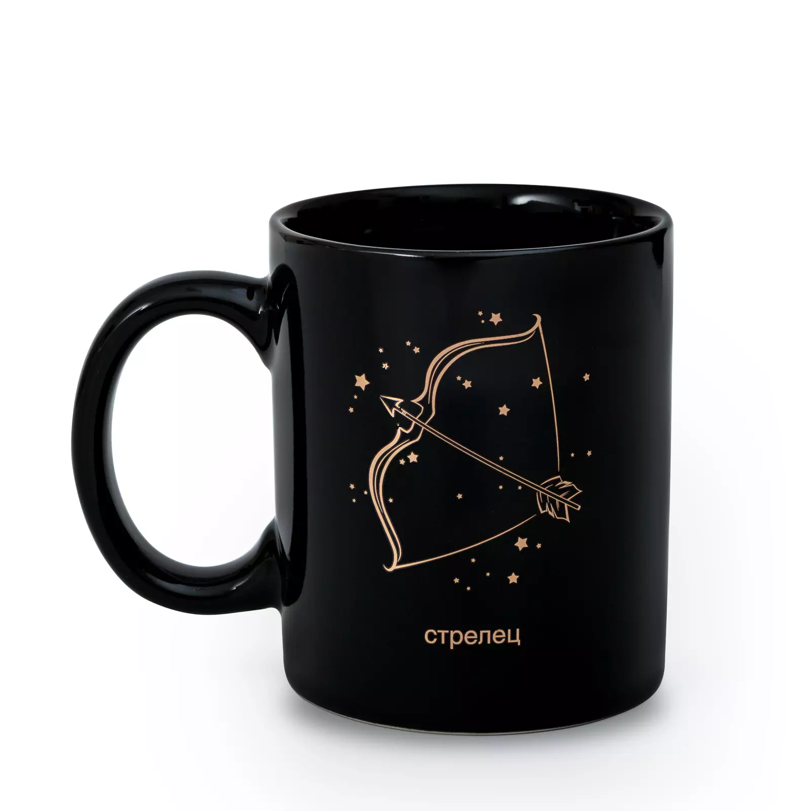 Кружка 320 мл, керамическая Знаки зодиака золотом арт 26007/36