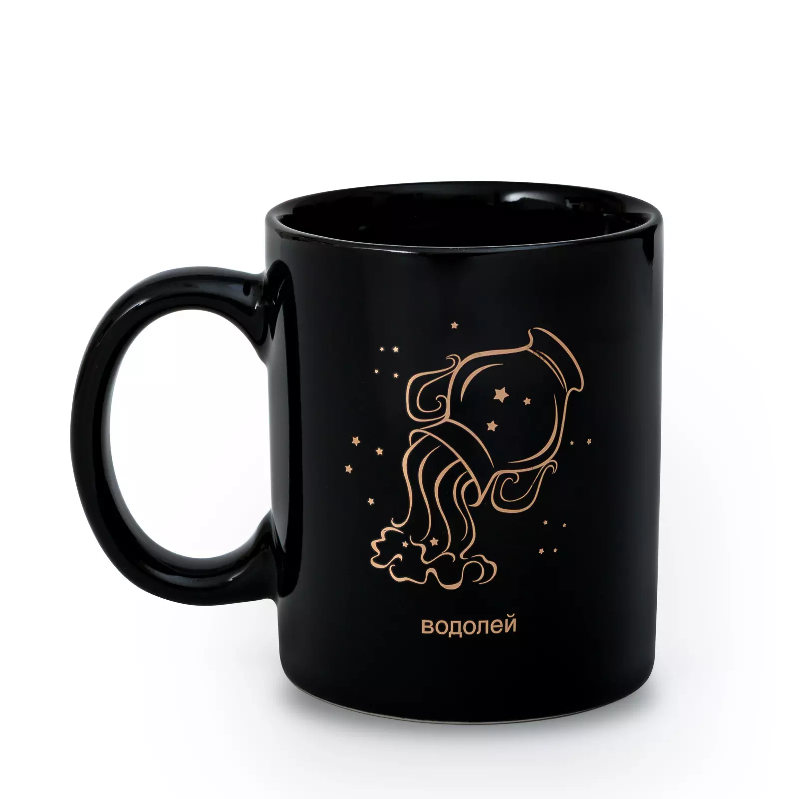 Кружка 320 мл, керамическая Знаки зодиака золотом арт 26007/36