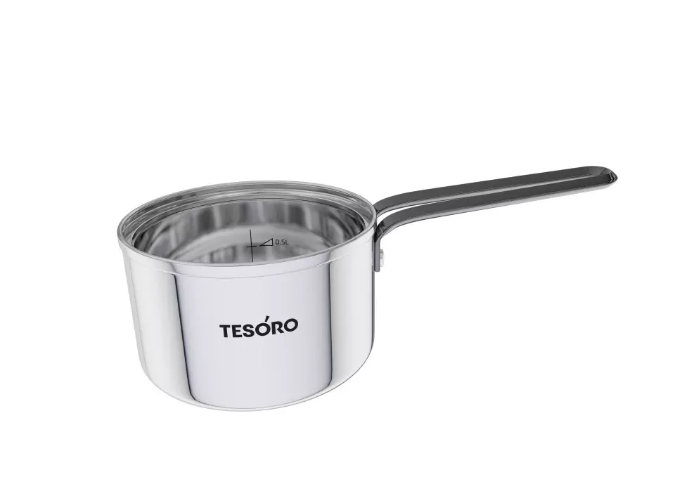 Ковш 1,1 л ,14 см, "Асти" монолитный корпус, TESORO КС611