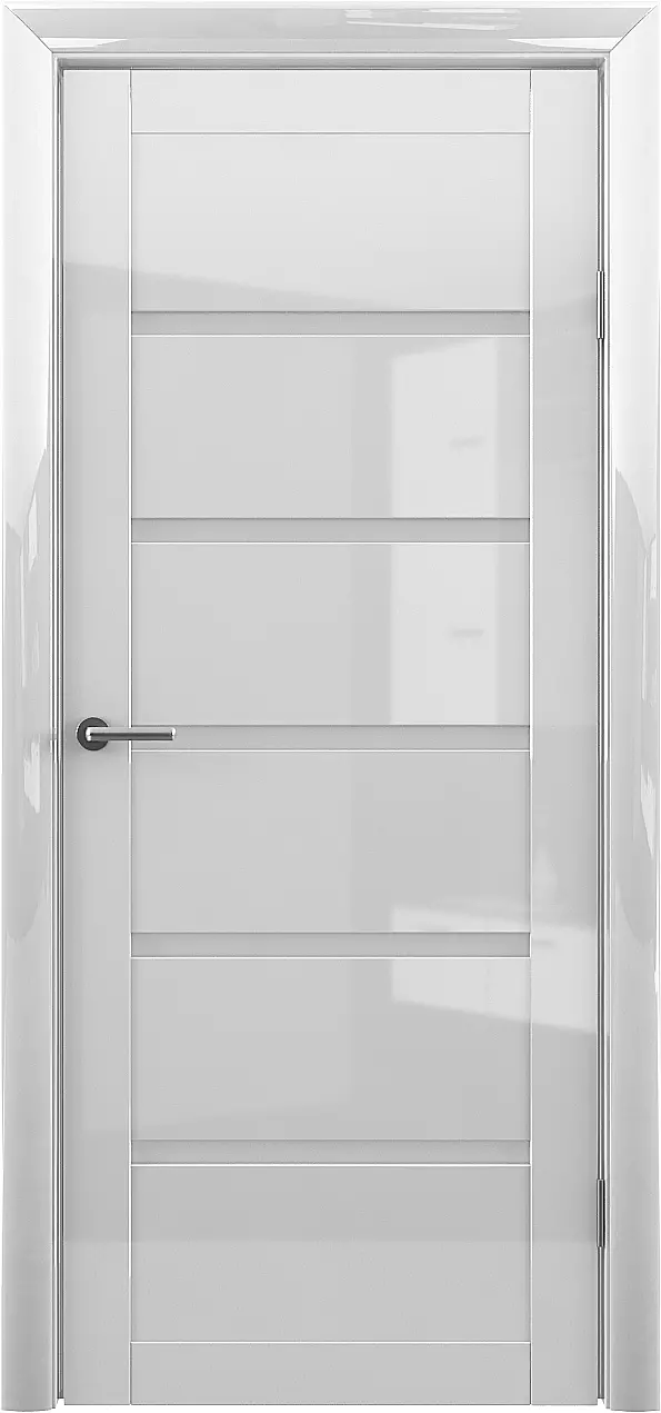 Дверь со стеклом Глянец Вена GL 6-0-0 белый стекло мателюкс