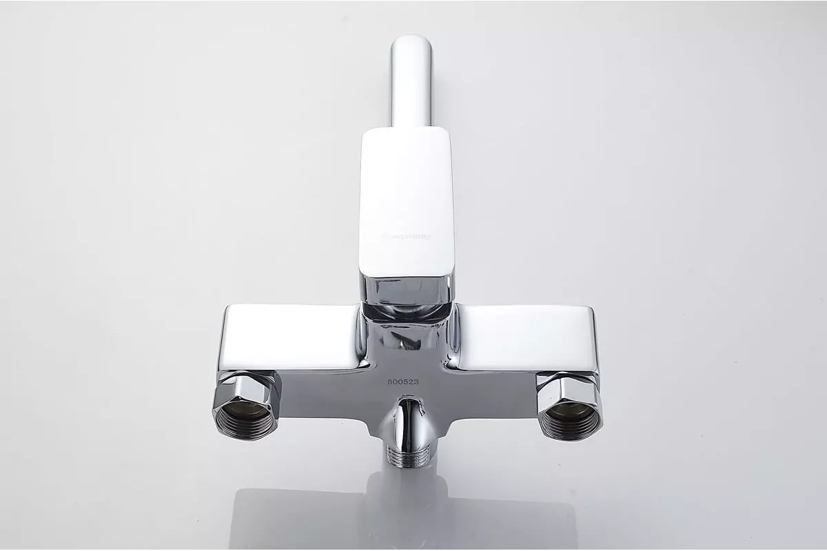 Смеситель для ванны, длинный излив 35 см, хром, Rainsberg R1723F, силумин