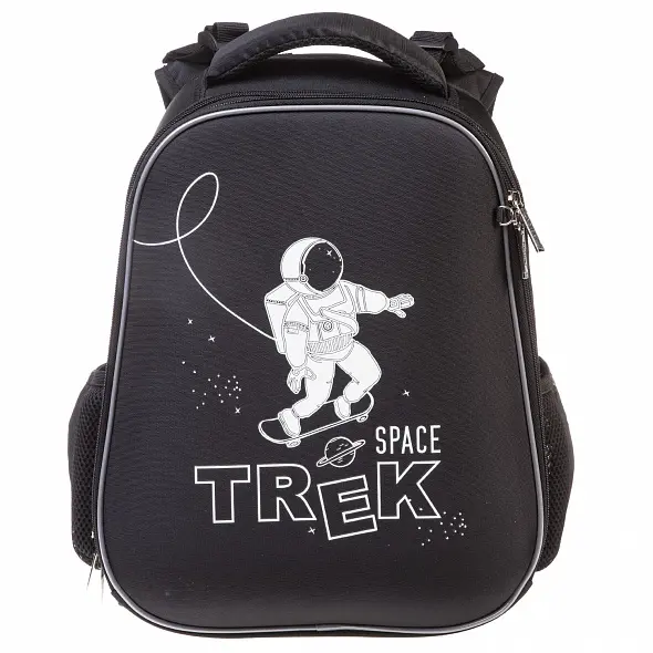 Ранец Hatber ERGONOMIC Classic-Space Trek- 37Х29Х17 см EVA светоотраж. 2 отдел 2 карм