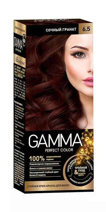 Краска для волос 6.5 Сочный гранат GAMMA Perfect Color