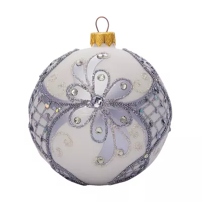 Елочный шар стекло Графика-2305/1 10 см Коломеев КУ-100-231005/1