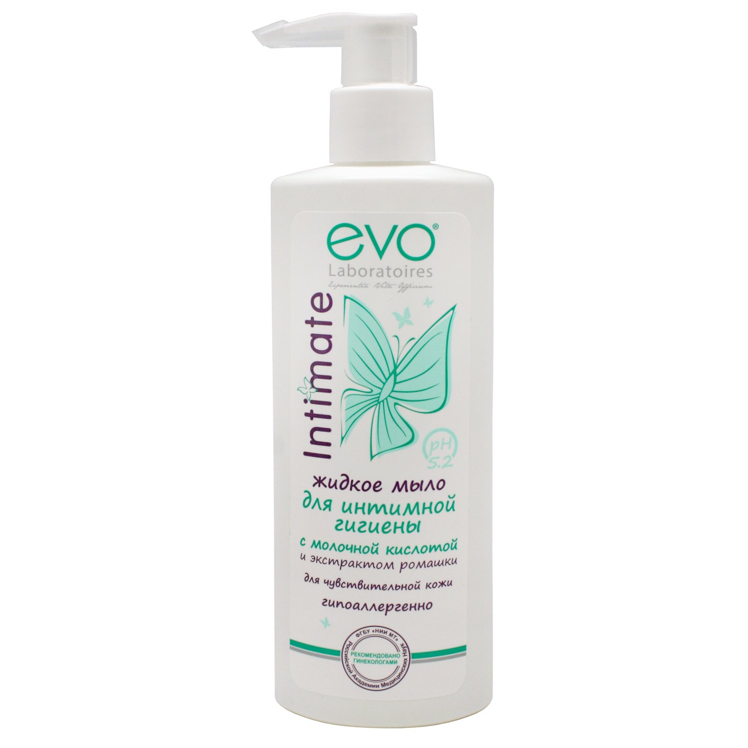 Мыло жидкое EVO для интимной гигиены для чувствительной кожи 200мл