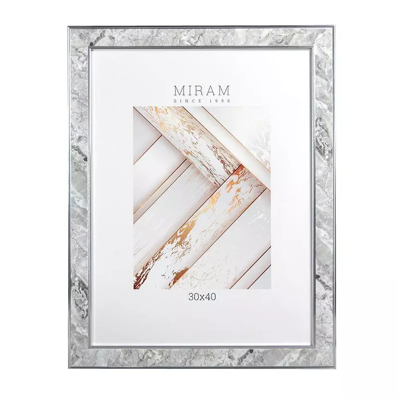 Фоторамка 30х40 см серый мрамор 653385-15 Мирам