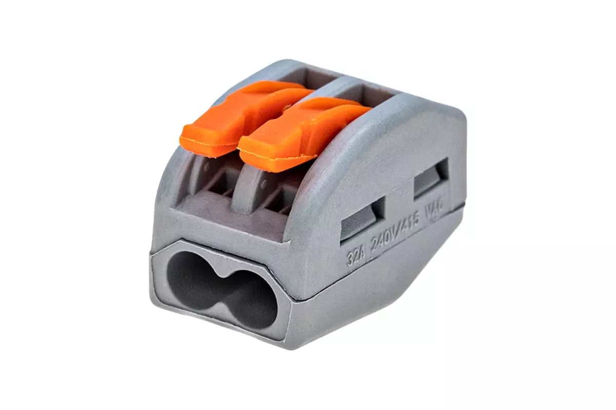 Клеммы соединительные с рычажком на 2 провода 4мм2 10шт REXANT 06-0200-B10