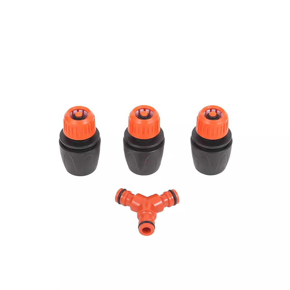 Набор для шланга поливочный 1/2" (коннекторы+тройник) Жук 9415-00