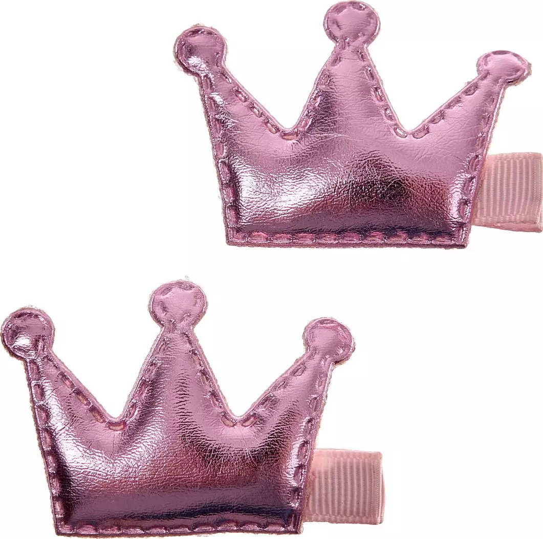 Набор заколок Короны, розовый AS 1244