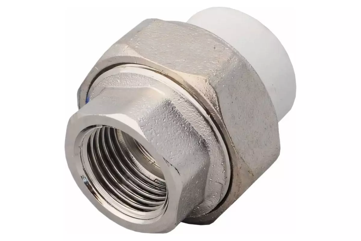 Муфта полипропиленовая раструбная разъемная 40х1 1/4 ВР, RTP 10623