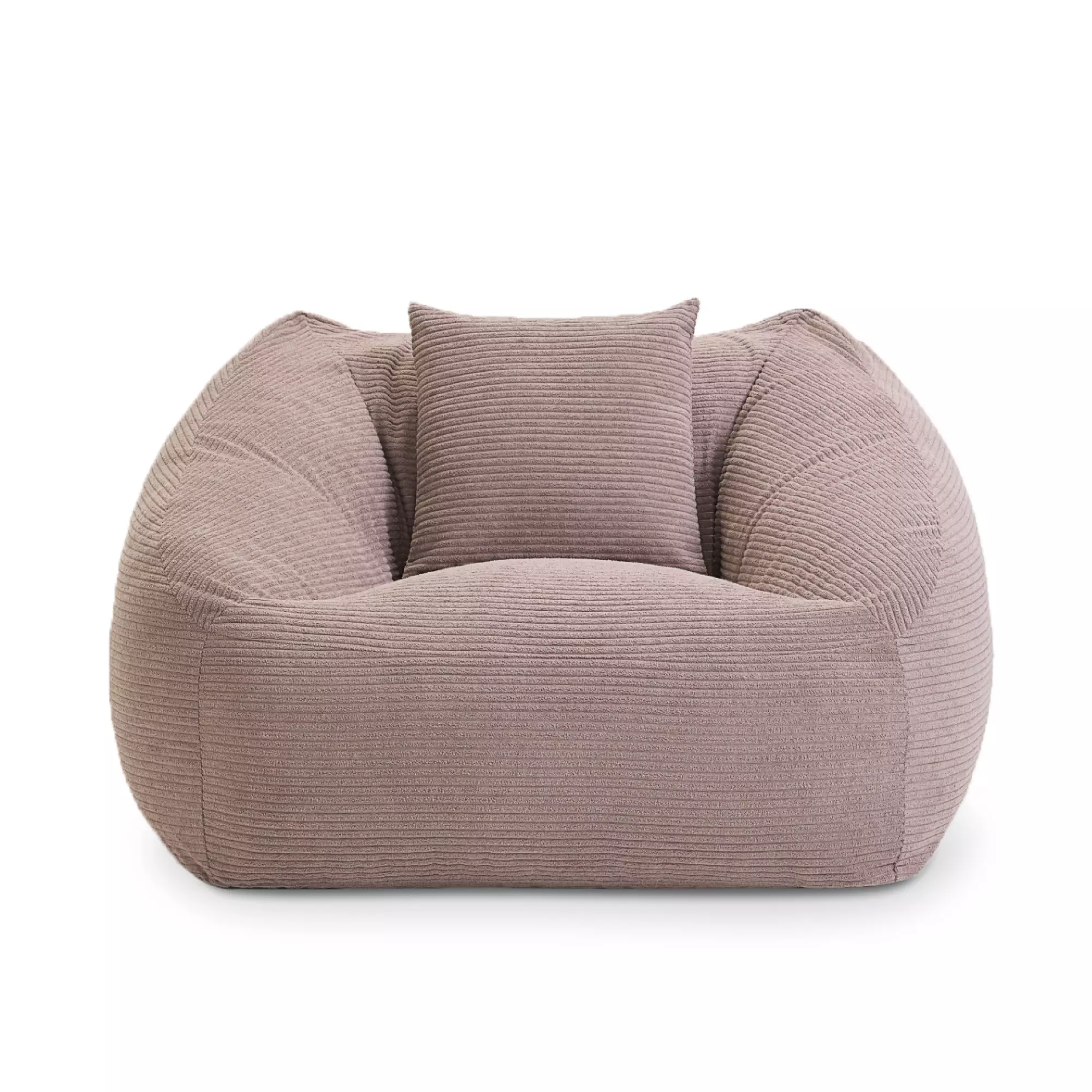 Кресло бескаркасное Нова, вельвет, размер 5XL, бежевый песочный