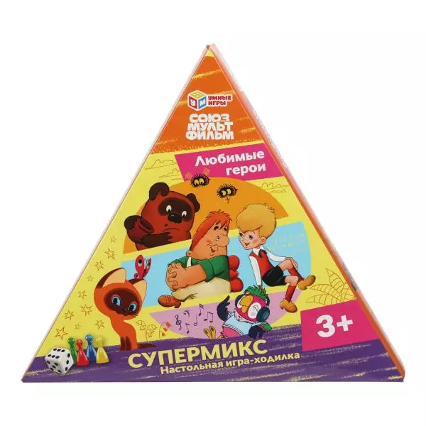 Настольная игра-ходилка Супермикс Союзмультфильм Умные игры 4630395014373