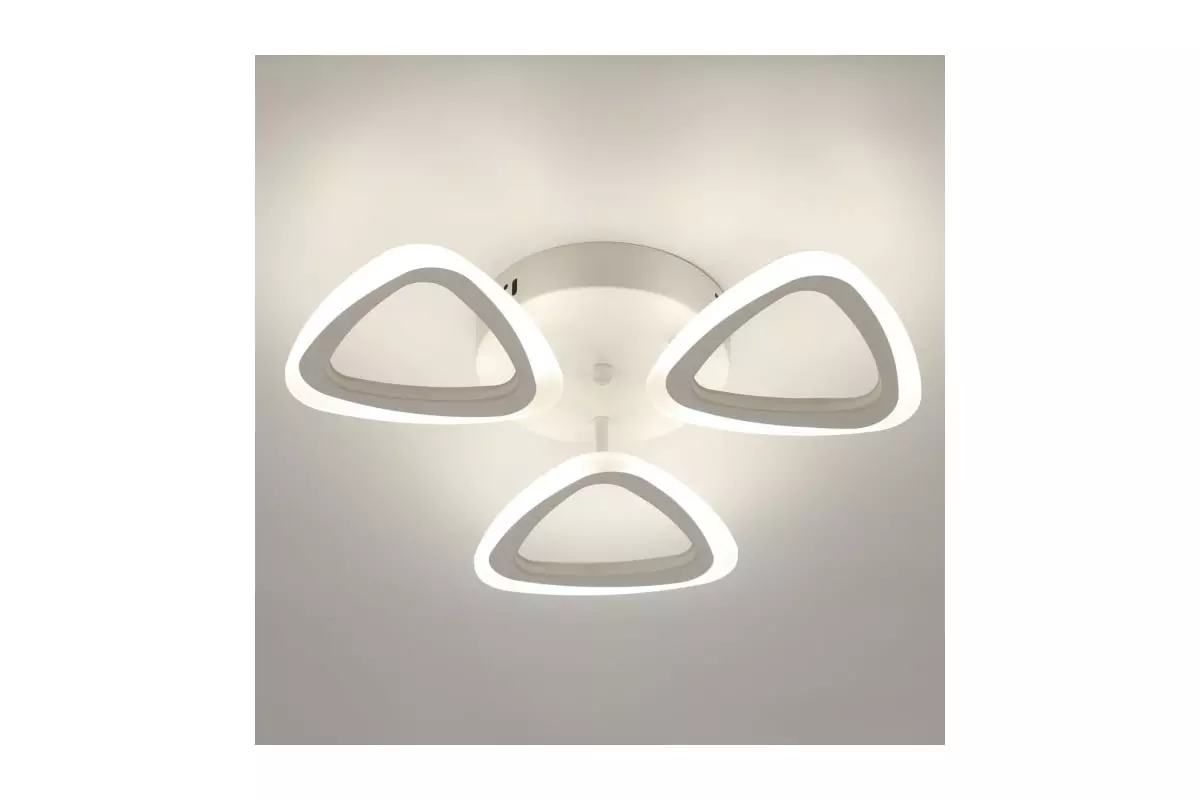 Люстра светодиодная 42Вт 3000К-6500К пульт белый De City 424012903