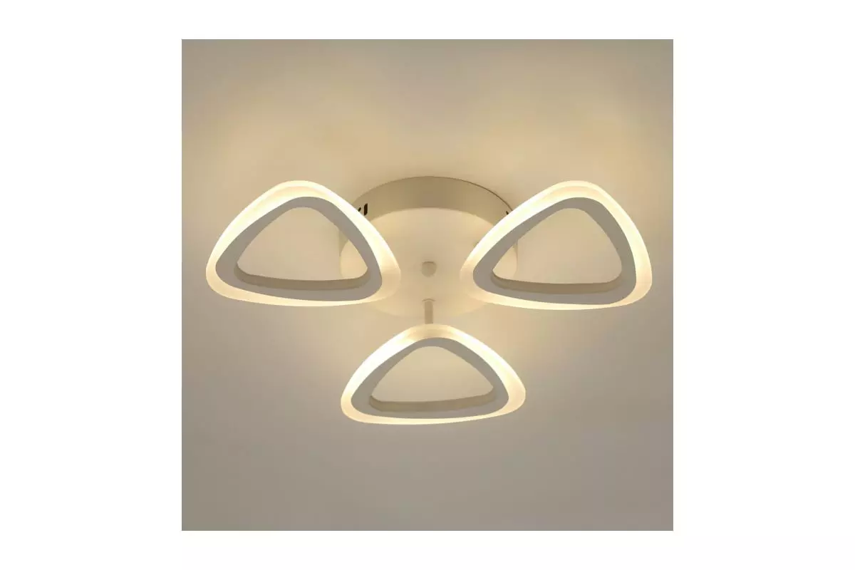 Люстра светодиодная 42Вт 3000К-6500К пульт белый De City 424012903